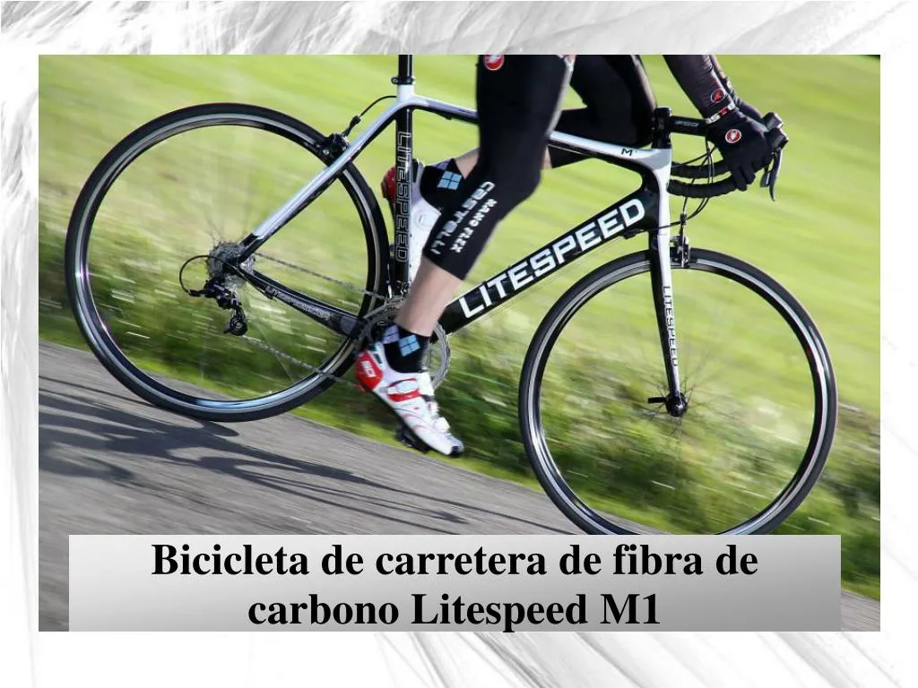 bicicleta de carretera de fibra de carbono litespeed m1