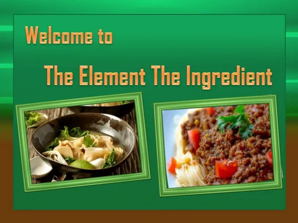 Get Fresh Ready Meals at The Element