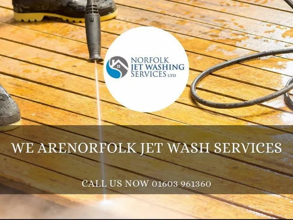 Jet Wash Services Norfolk