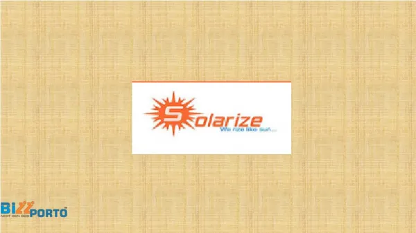 Solar system supplier in pune and india - P V solarize
