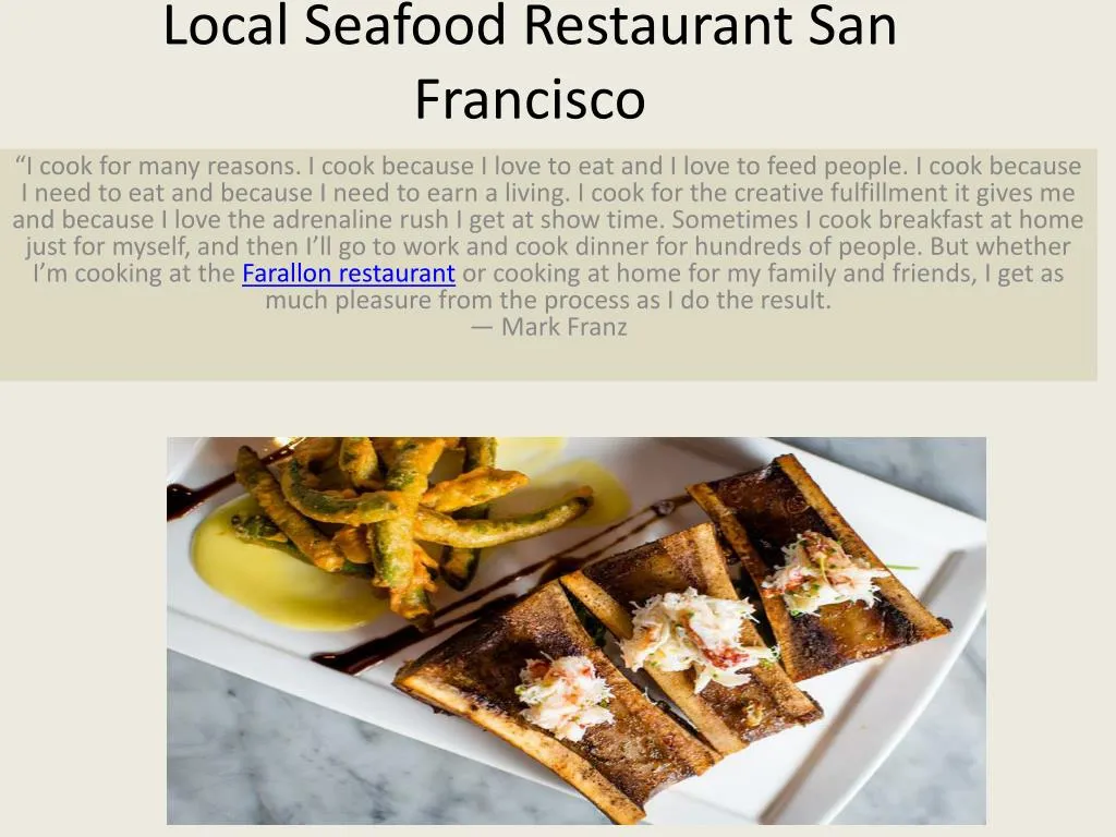 local seafood restaurant san francisco