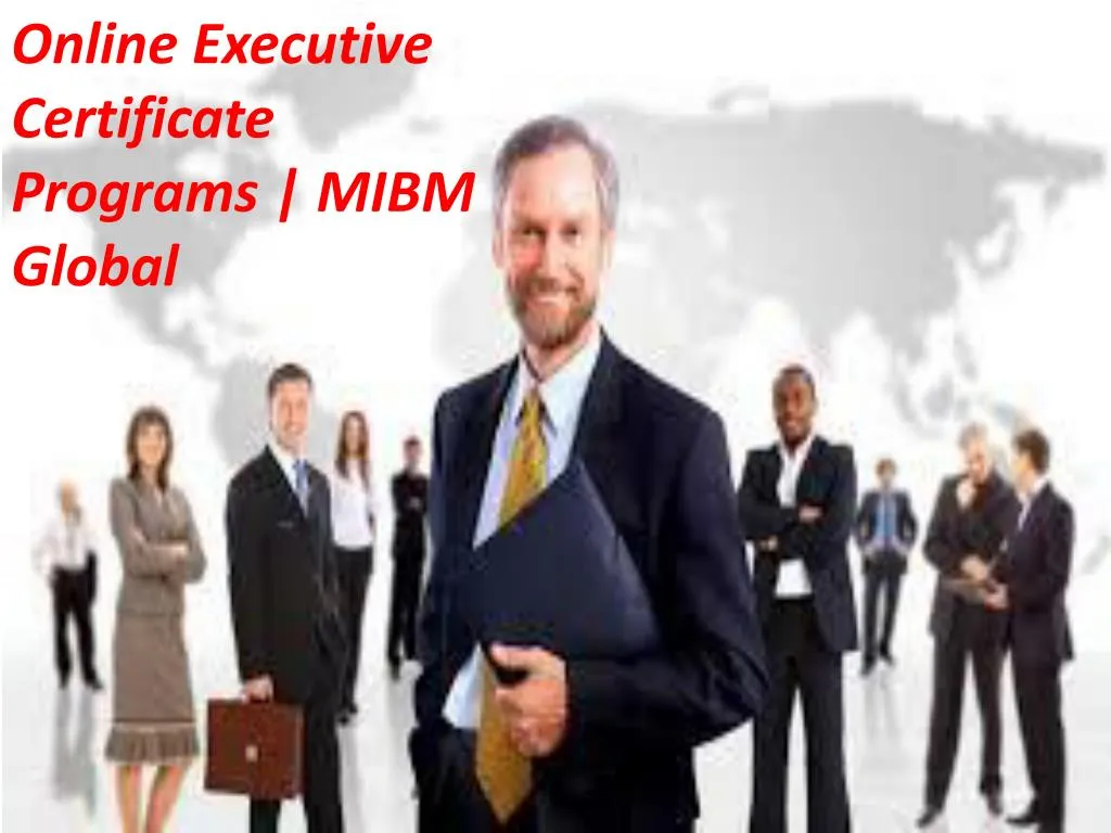 online executive certificate programs mibm global