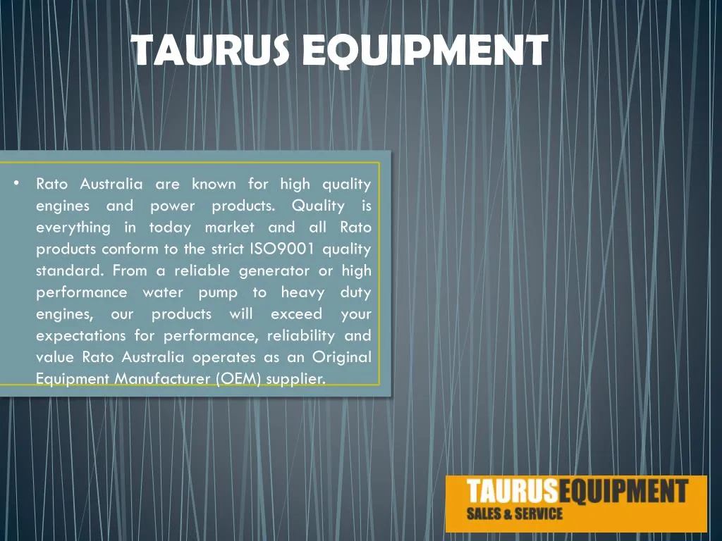 taurus equipment