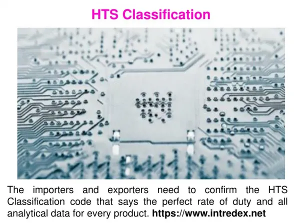 HTS Classification