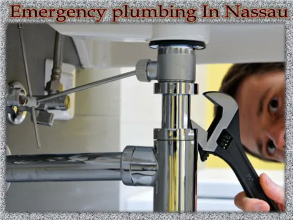 Emergency plumbing In Nassau