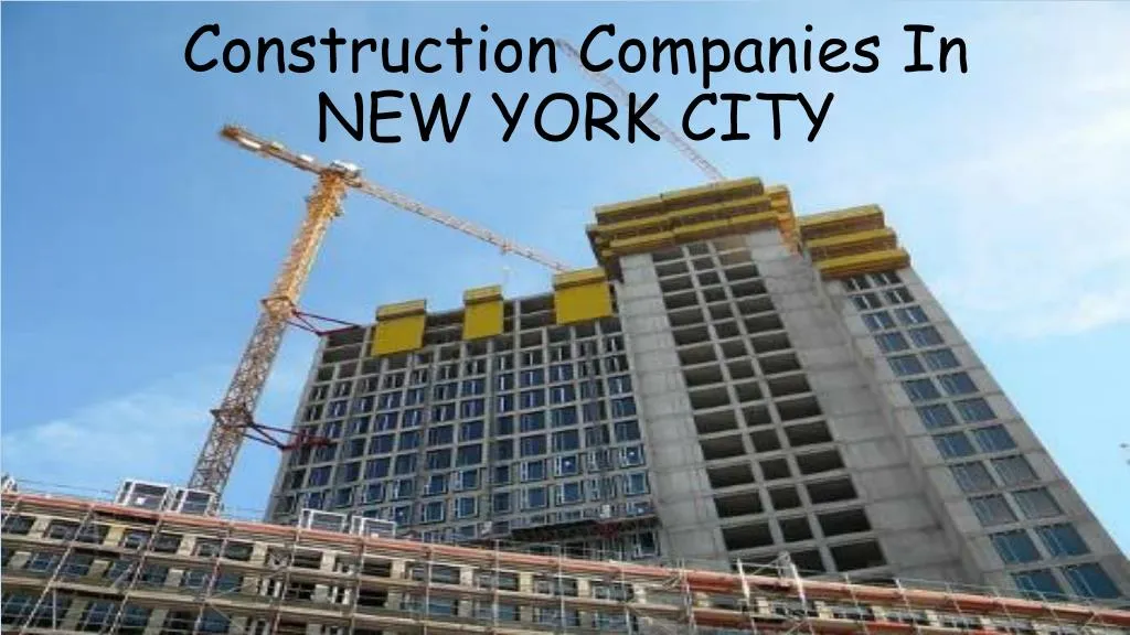 construction companies in new york city