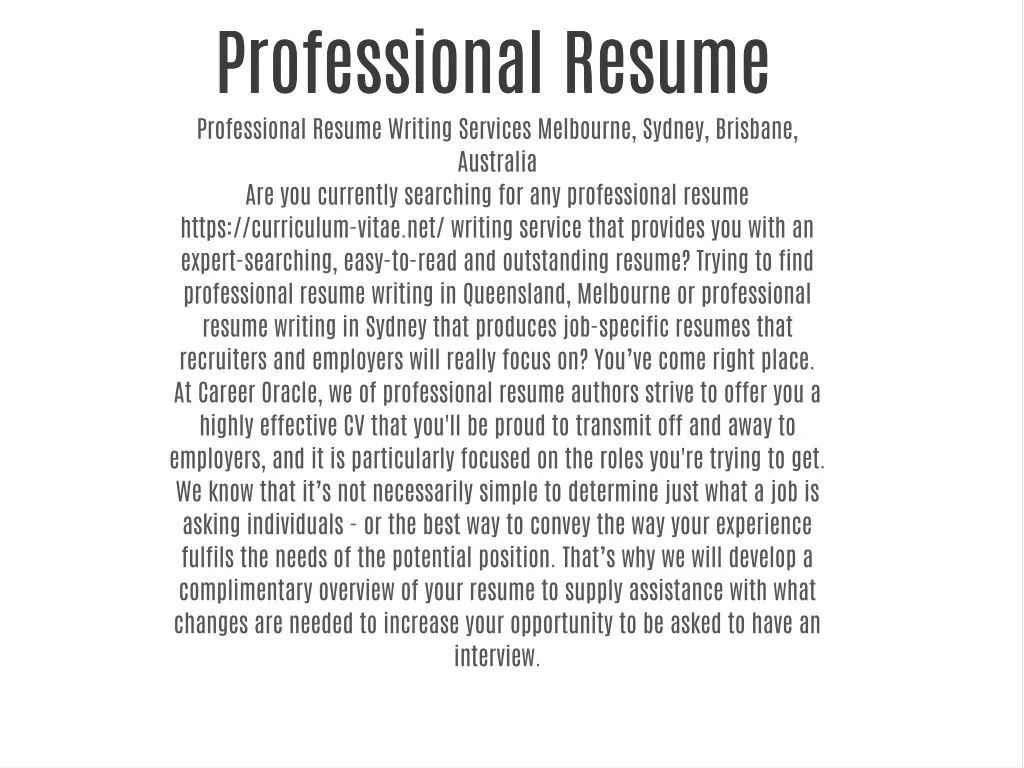 professional resume professional resume