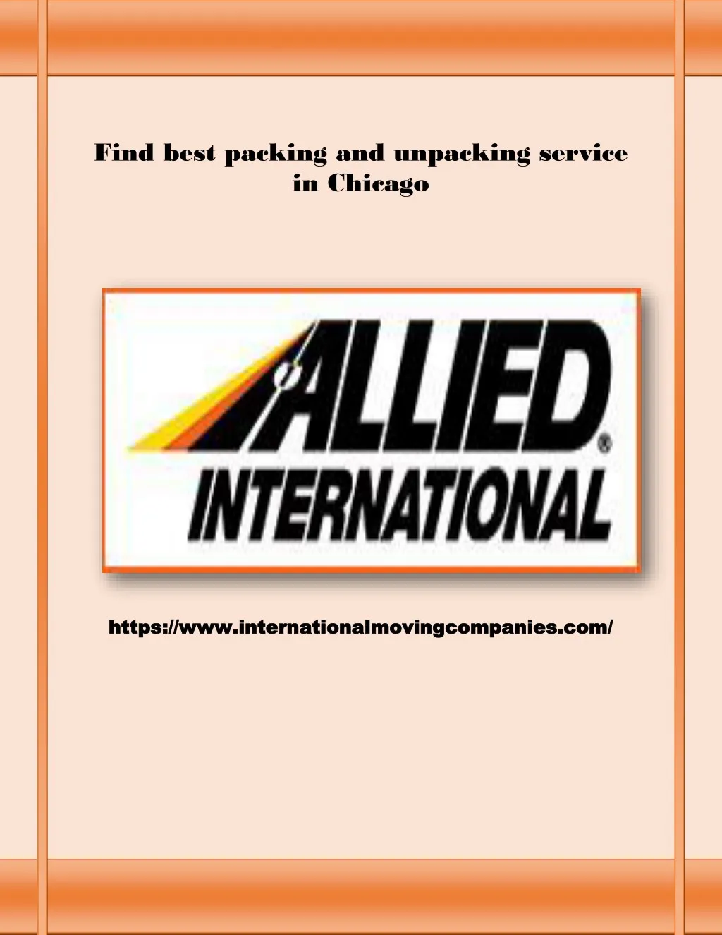 find best packing and unpacking service in chicago