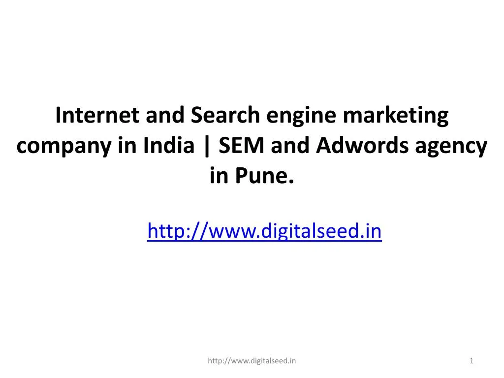 internet and search engine marketing company