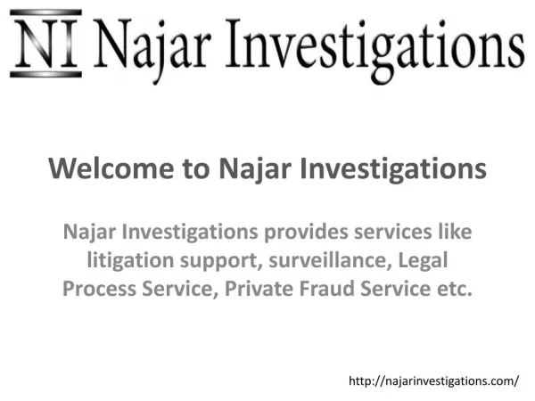 Najar Investigations - The Best Private Investigation Agency in Los Angeles CA