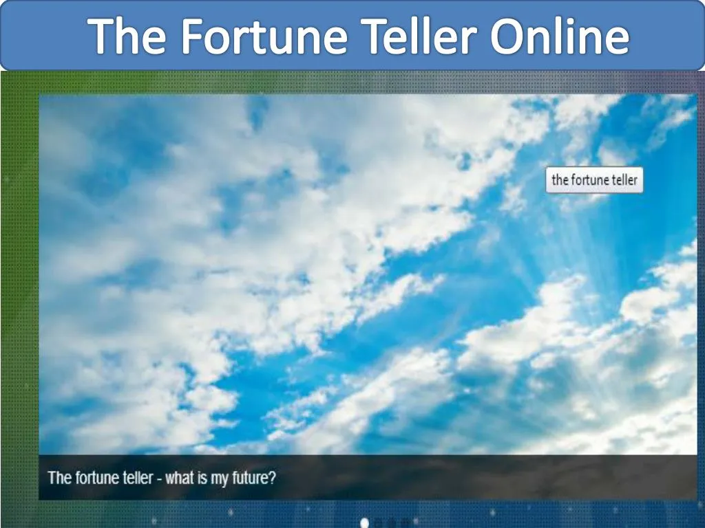 the fortune teller online
