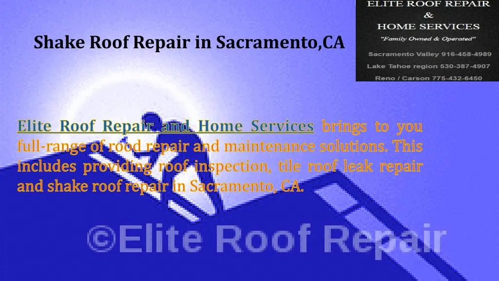 shake roof repair in sacramento ca