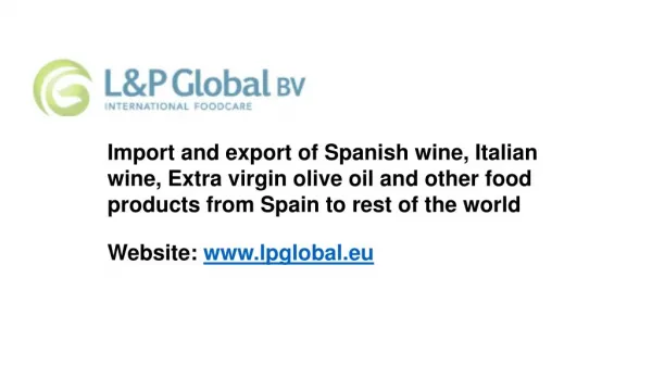 Spain extra virgin olive oil importer exporter