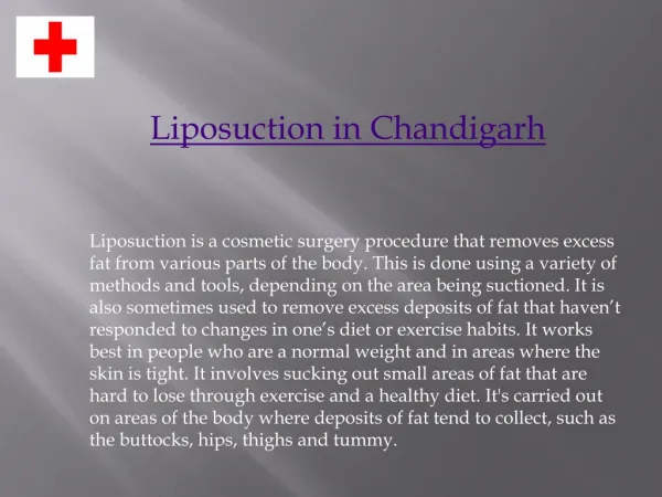 Gynecomastia Surgery in Chandigarh