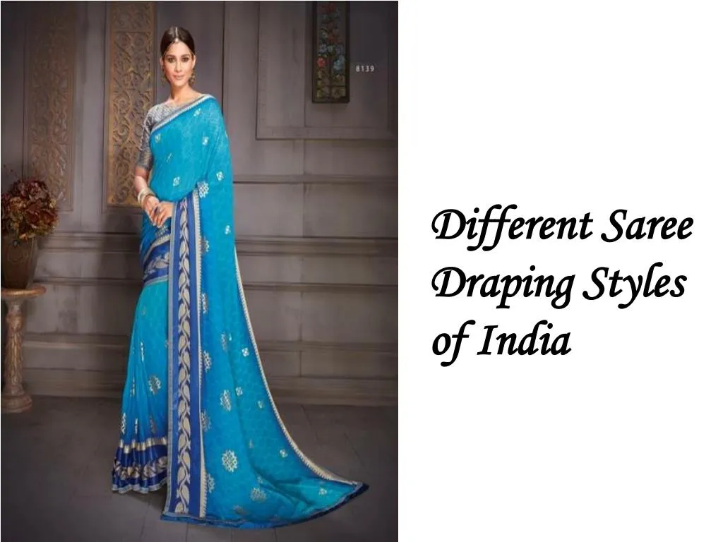 different saree draping styles of india
