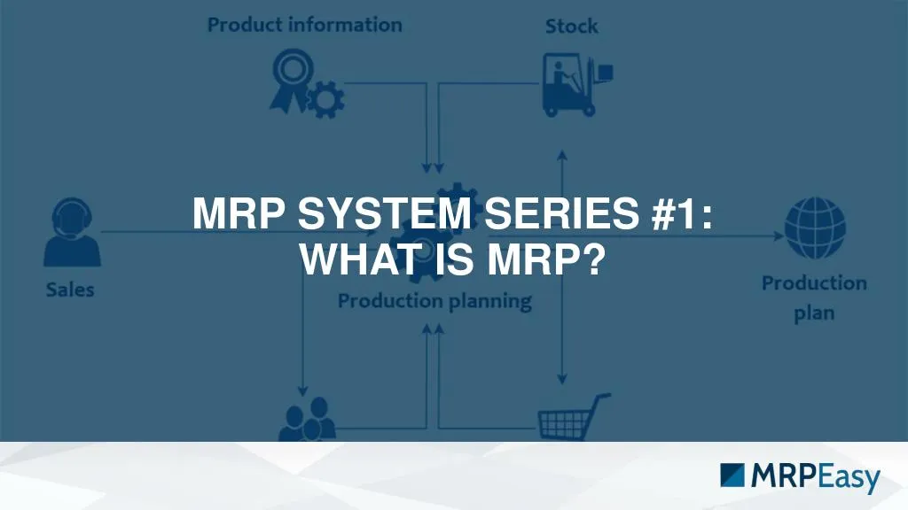 mrp system series 1 what is mrp