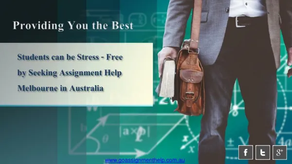Students can be Stress-Free by Seeking Assignment Help Melbourne