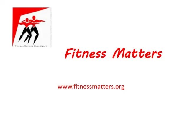 Fitness Training by Fitness Matters