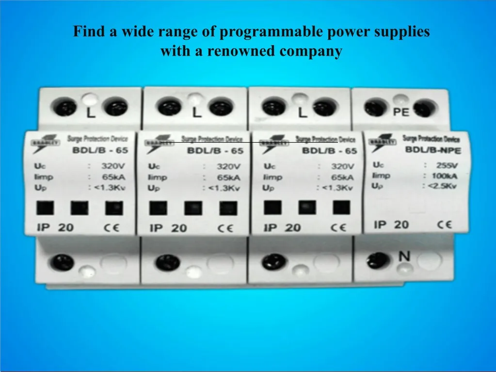 find a wide range of programmable power supplies