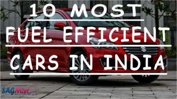 Top 10 Most fuel efficient cars in India