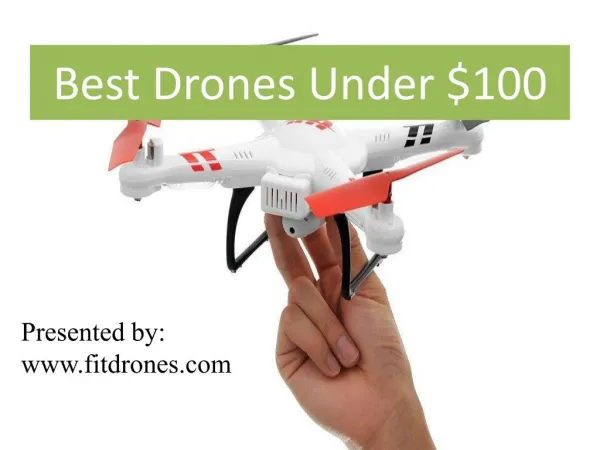 Best Drone for Under 100 Dollars