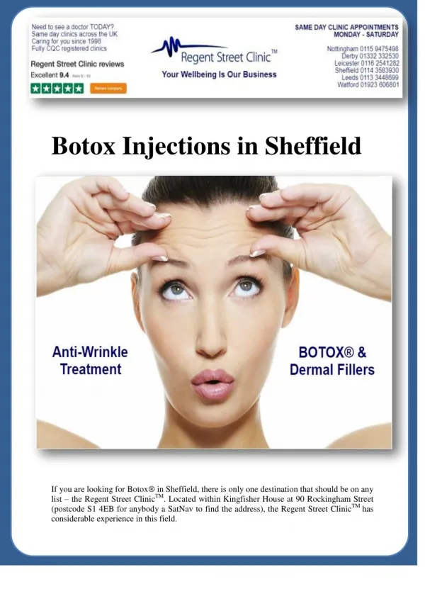 PPT - Botox Risks, Side Effects and Dangers of Botox Injections and ...