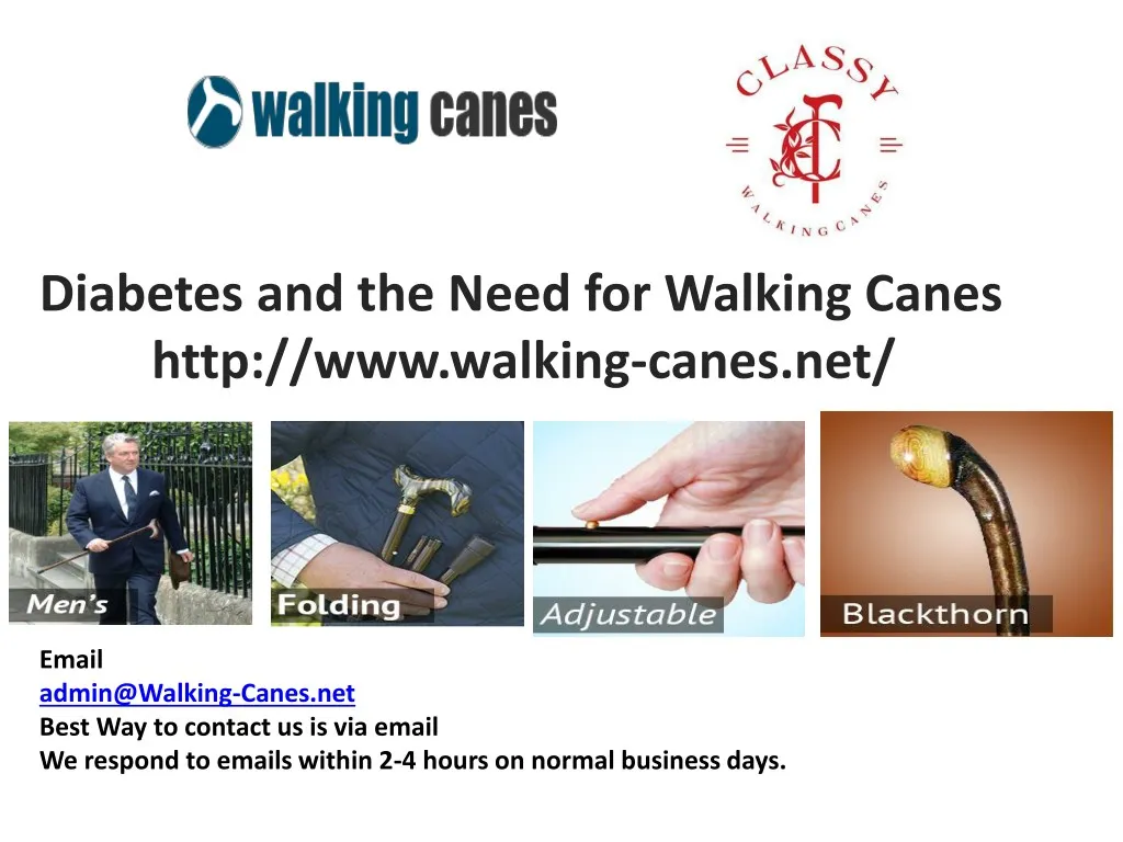 diabetes and the need for walking canes http