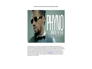 Download Latest Hit Songs Released Recently By Nigerian Singers - slide 1