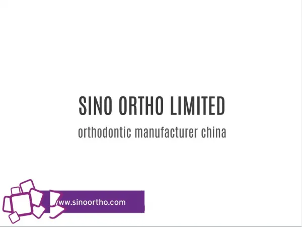orthodontic manufacturer china
