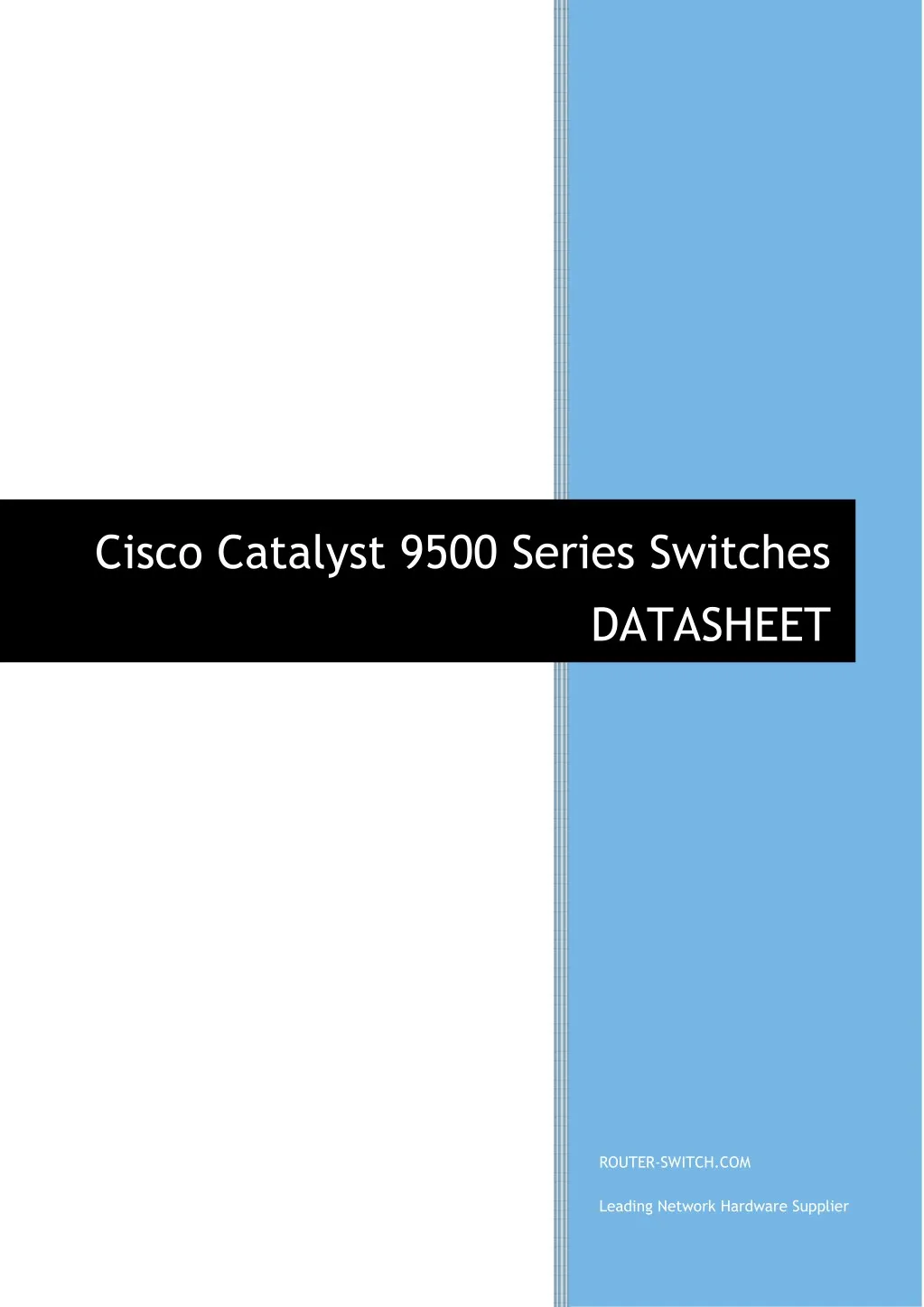 cisco catalyst 9500 series switches