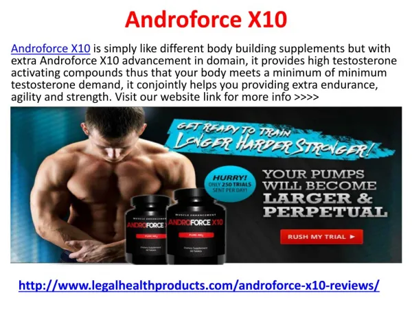 Androforce X10 Supplement Where to Buy ?
