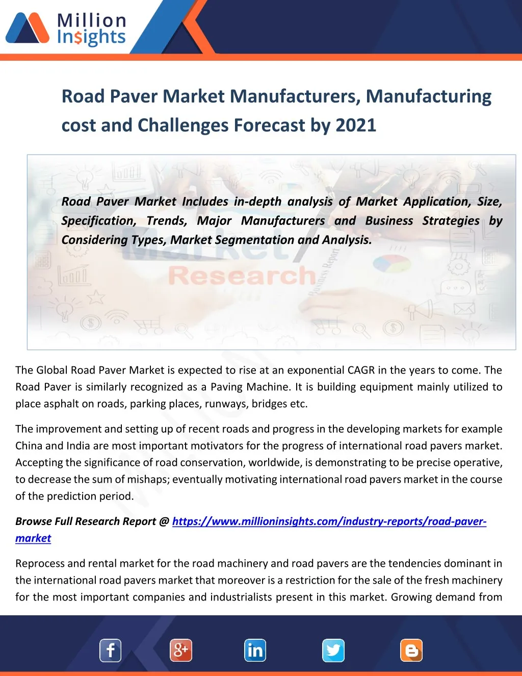 road paver market manufacturers manufacturing