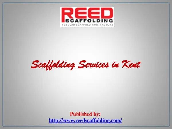 Scaffolding Services in Kent