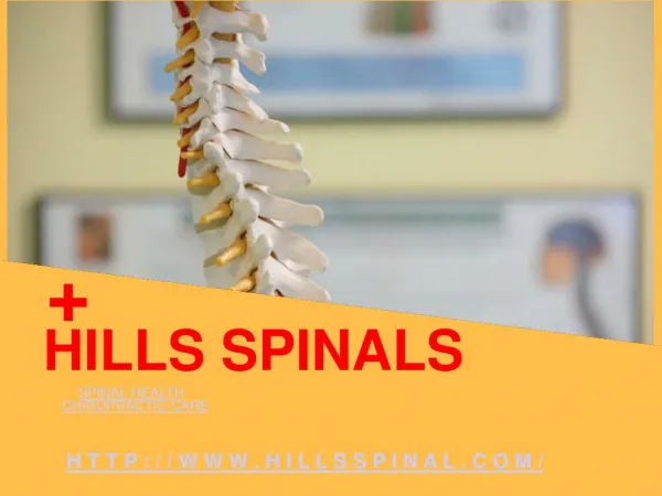 Hills Spinal Health: Spinal Health Chiropractic Care