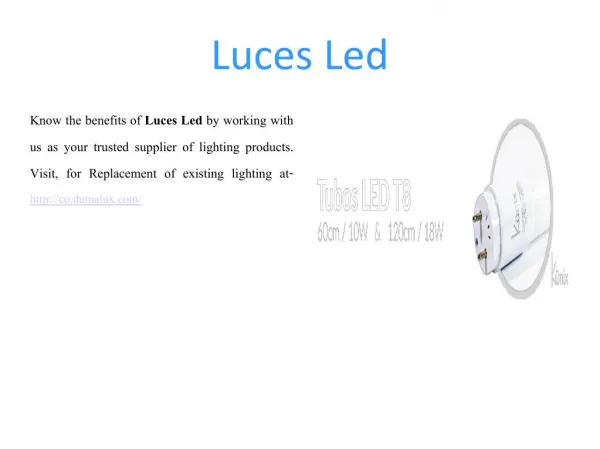 Luces Led