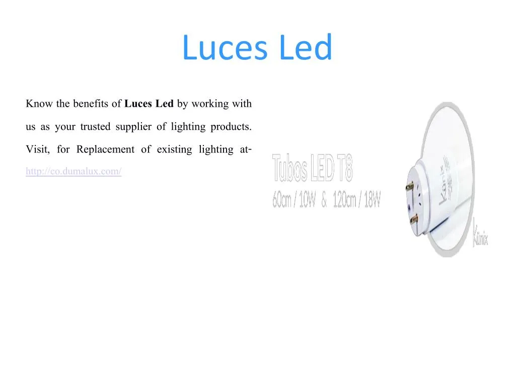 luces led