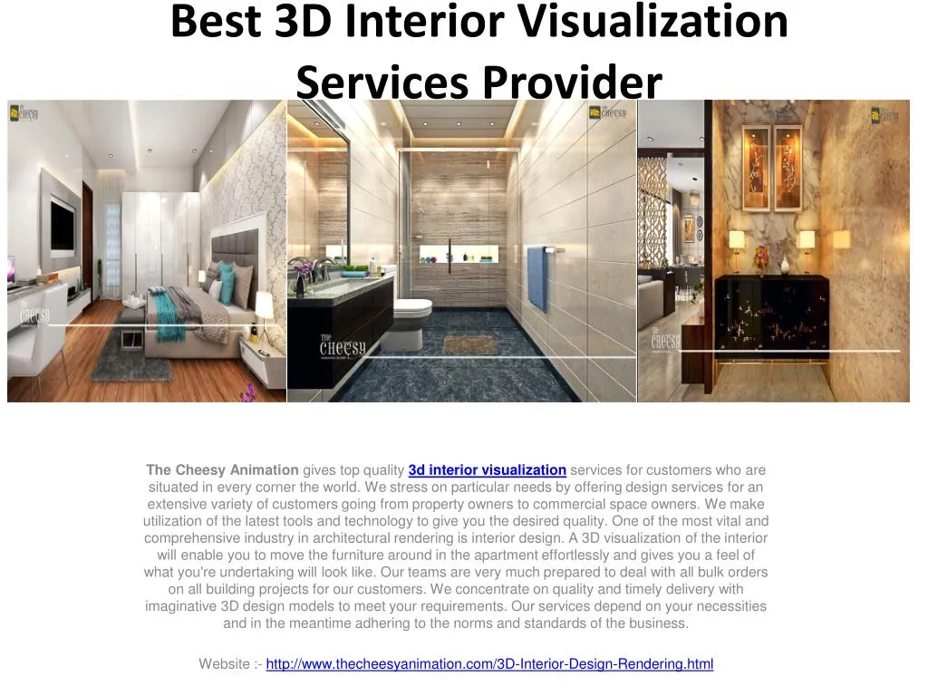 best 3d interior visualization services provider