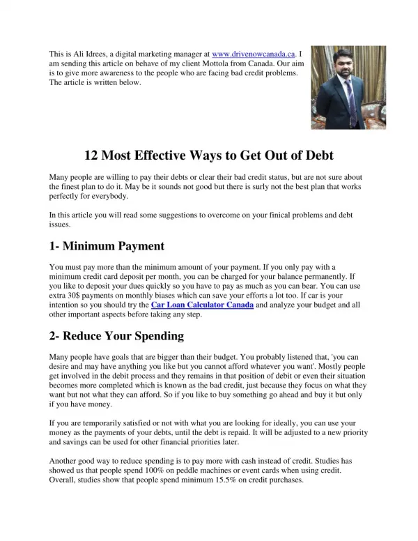 12 Most Effective Ways to Get Out of Debt