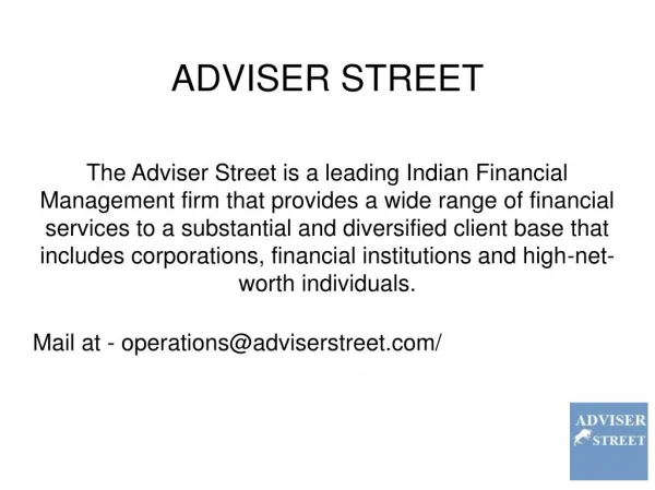 Adviser Street | Equity Tips | Commodity Tips | Bullion Tips