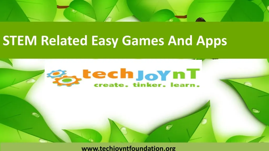 stem related easy games and apps