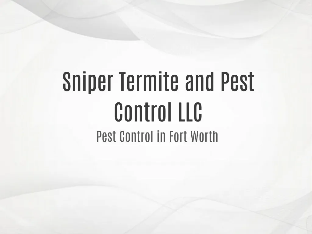 sniper termite and pest sniper termite and pest