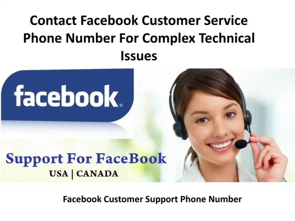 Contact Facebook Customer Service Phone Number For Complex Technical Issues