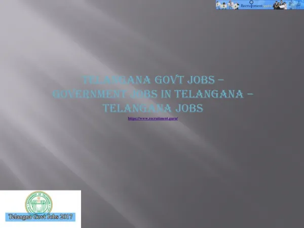TS Govt Jobs