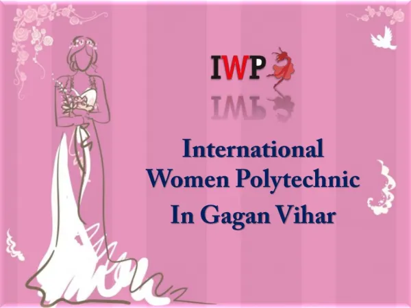 Top Women Polytechnic Institute in Gagan Vihar