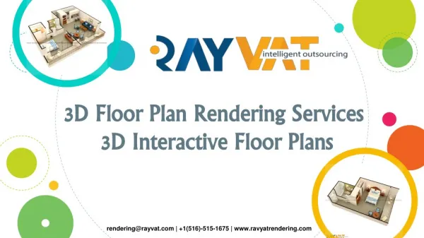 3D Floor Plan Rendering Services | 3D Interactive Floor Plans