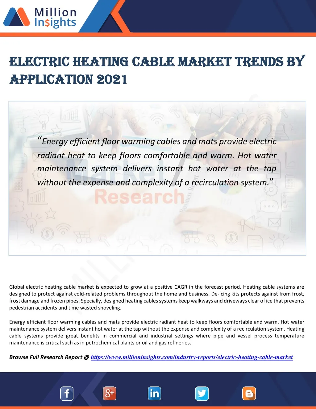 electric heating cable electric heating cable