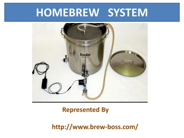 Homebrew Systems from Brew-Boss