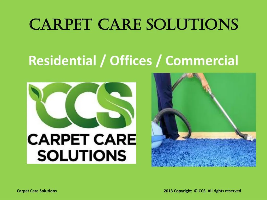 carpet care solutions residential offices commercial