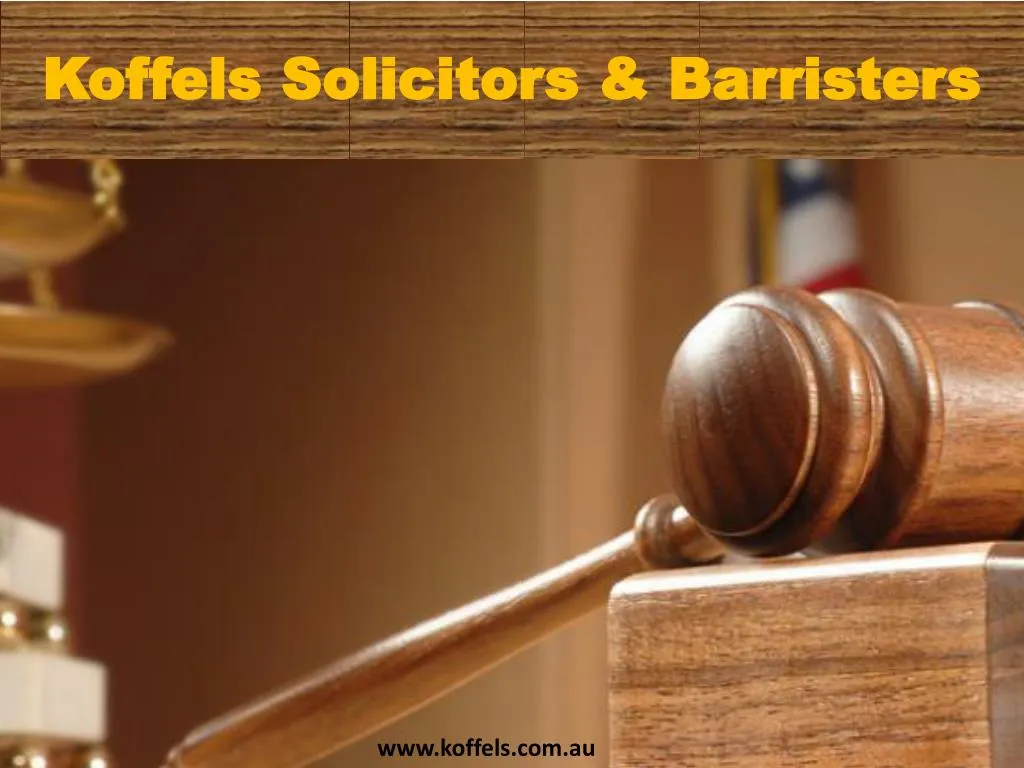 koffels solicitors barristers