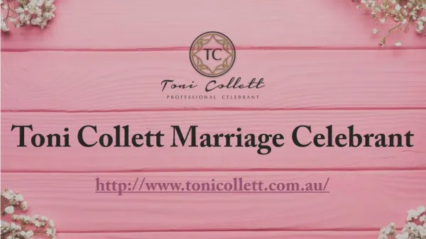 Toni Collett Marriage Celebrant | Marriage Celebrant Sunshine Coast